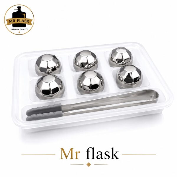 ست یخ فلزی لوکس ۶ عددی Mr Flask