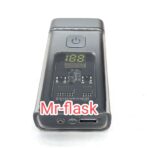 فندک الکتریکی شارژی مدل پلاسما رنگ نقره ای