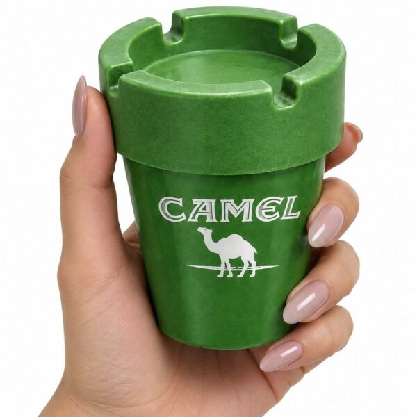 زیرسیگاری طرح Camel سبز